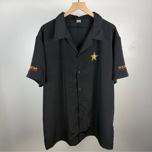 Vintage 90s Rockstar Energy USA Made Party Like A Rockstar Y2K EMPLOYEE Shirt XL